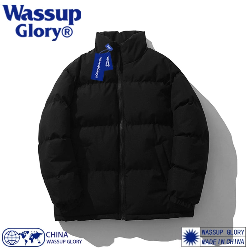 Wassup Glory Winter Thickened Big Flower Cotton-Padded Jacket