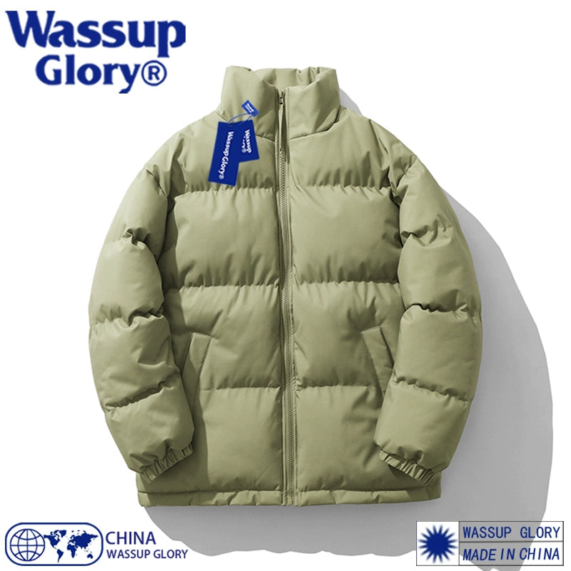 Wassup Glory Winter Thickened Big Flower Cotton-Padded Jacket