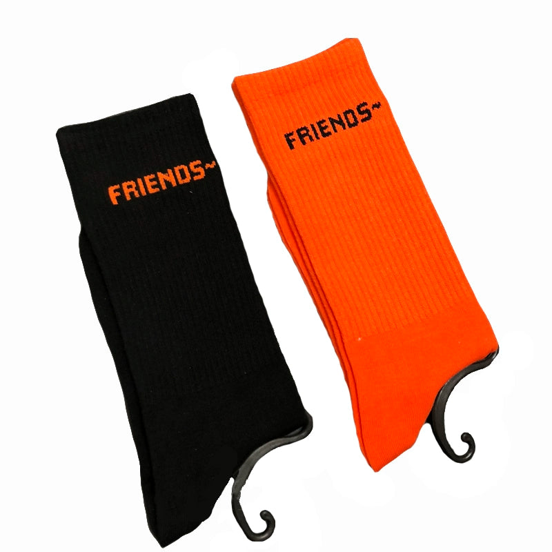 European and American Friends Hip-Hop Street Outwear Socks