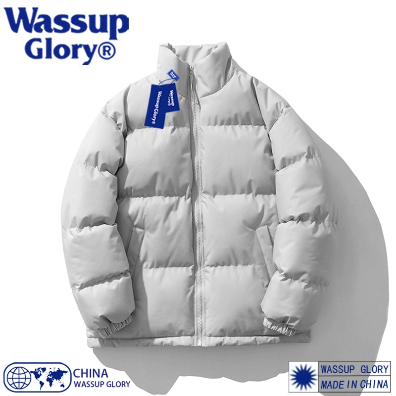 Wassup Glory Winter Thickened Big Flower Cotton-Padded Jacket