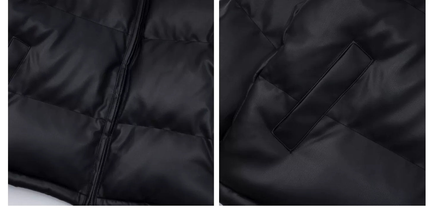 BUFU Hundreds of Millions of Teenagers Winter Thick Cotton-Padded Coat Outwear