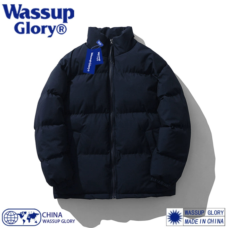 Wassup Glory Winter Thickened Big Flower Cotton-Padded Jacket