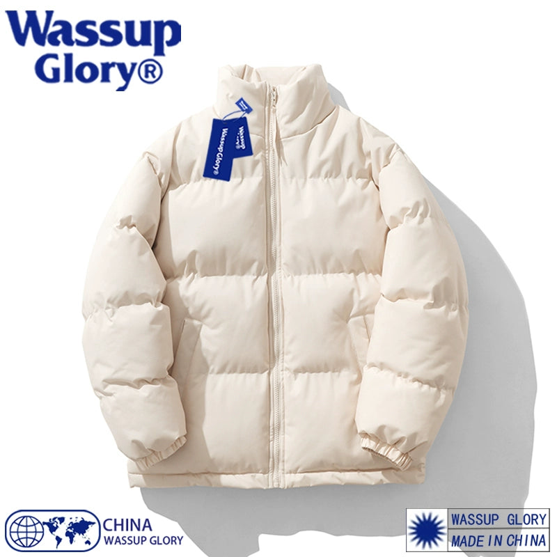 Wassup Glory Winter Thickened Big Flower Cotton-Padded Jacket