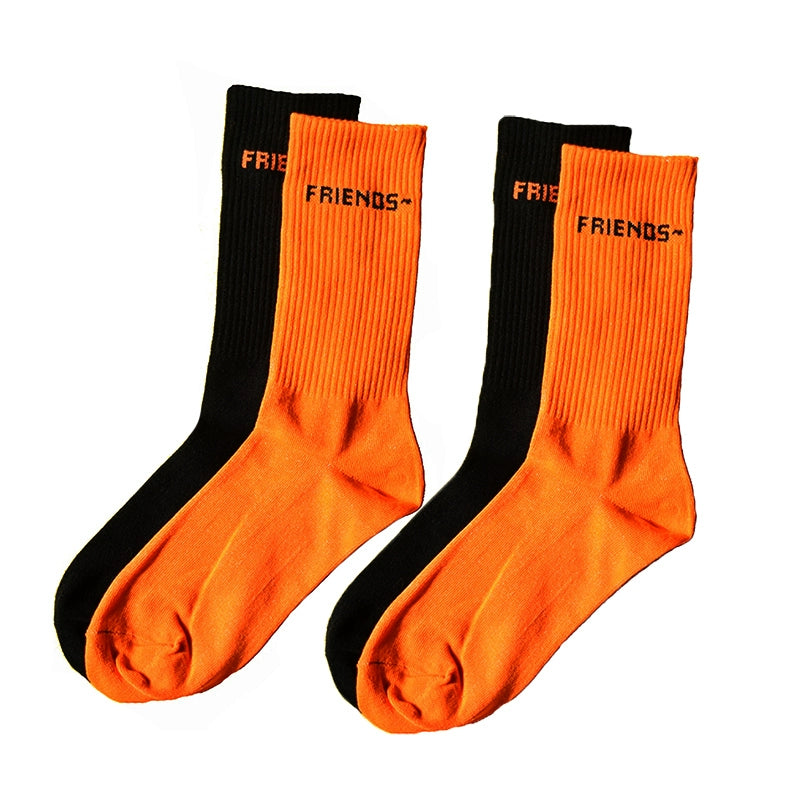 European and American Friends Hip-Hop Street Outwear Socks